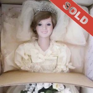 Danbury Mint's Original 18" Princess Diana Bride Doll in box
